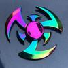 Metal Rainbow Fidget Spinner Colorful EDC Hand Spinner Anti-Anxiety Toy for Children Adult Relieves Stress Finger Spinner Gifts