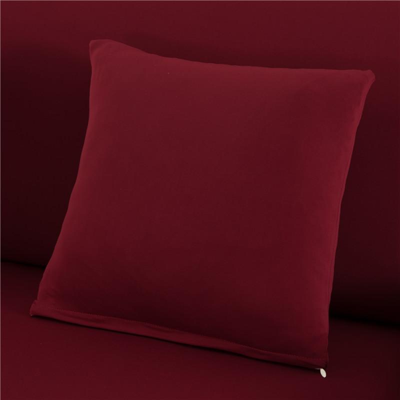45x45cm Solid Color Elastic Pillow Case Cushion Cover Home Use Decoration Accessories Durable Durable Useful Useful
