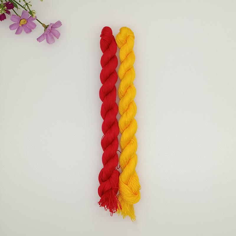 Handmade Cross Stitch Cotton Embroidery Insole Thread - Thick, Single Strand for Mending & Sewing