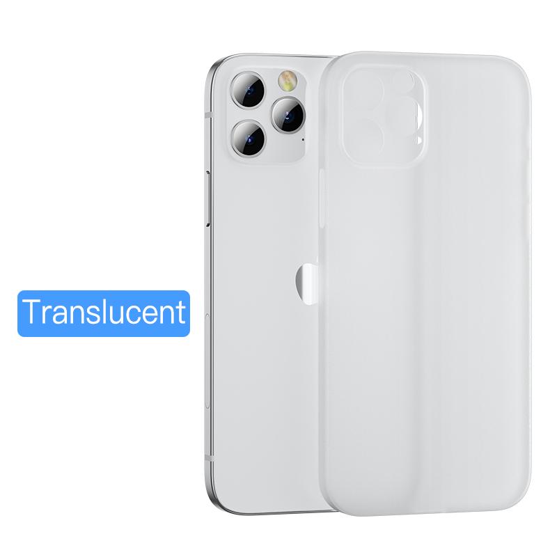 Translucent Ultra Thin PC Matte Case For iPhone 11 12 13 14 15 16 Pro Max 15 Plus Frosted Phone Cover Fundas