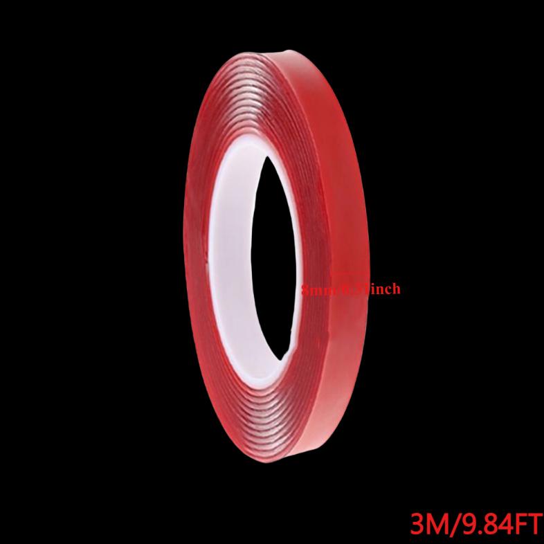 Transparent Acrylic Double Sided Tape Heavy Duty Nano Tape Traceless Washable Adhesive Sticker Clear Sticky Power Foam Tapes