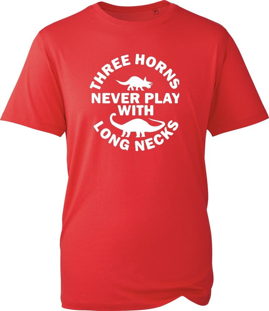 Three Horns Never Play With Long Necks T Shirt Unisexs Unisexs Unisex Graphic Tee S