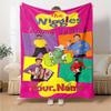 Wiggles Personalized Text Blanket Multi-purpose Customizable Blanket Comfortable Perfect for Nap Sofa Picnics Office Chair Four Seasons Multipurpose
