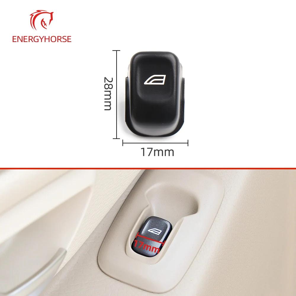 1 Stück Fensterheber-Schalterknopf für die vordere/hintere Reihe für Volvo S60 S80 V70 XC70 XC90 Schalterknöpfe für die Lifter-Konsole