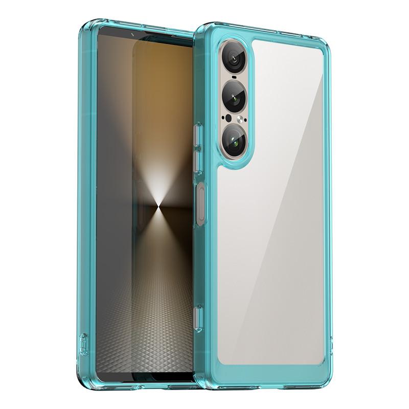 For Sony Xperia 1 VII Case Sony Xperia 1 VII Cover TPU Clear PC + Silicone Shockproof Protective Phone Cover Sony Xperia 1 VII