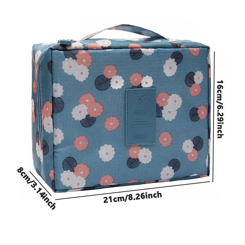 Multifunktionale Reise-Make-up-Tasche für Mädchen, wasserdichter, tragbarer Kosmetik-Organizer mit mehreren Fächern für Damen