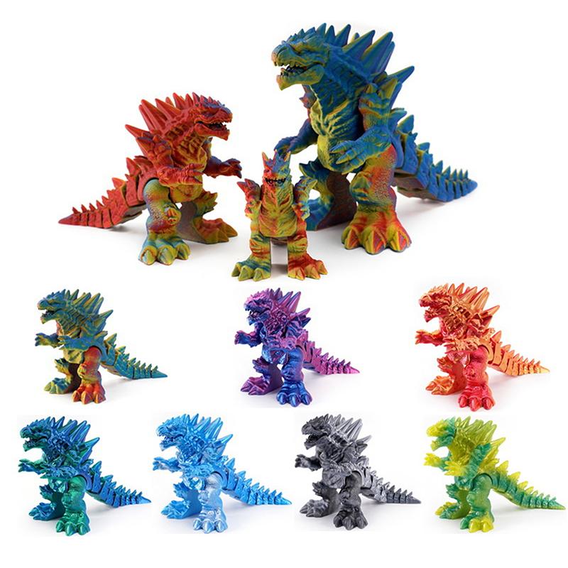 Jucărie Decorativă Dragon cu Articulații Mobile Poate Sta Model Dinozaur Gură Mare Fosilă Dragon Tyrannosaurus Rex Imprimare 3D