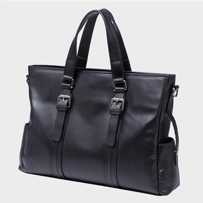 Genuine Leather Men's Handbag Hand-bag Top Layer Cowhide Bag Business Bag Casual Briefcase Men's Bag