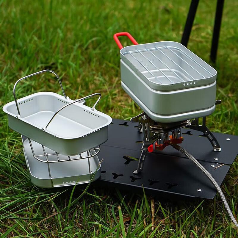Outdoor Aluminum Camping Lunch Box Set