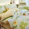 Printed Pure Cotton Student Dormitory Three-piece Four-piece Single Quilt Cover Sheet Pillowcase Duvet Cover