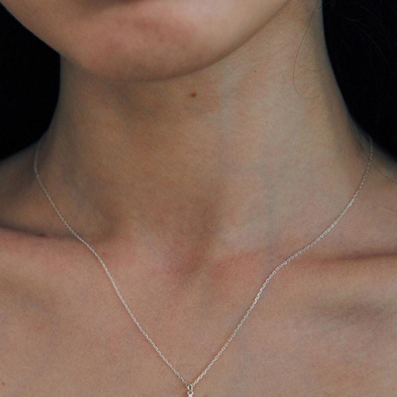 green [925 silver] Un.silver.202 / dawn dew necklace