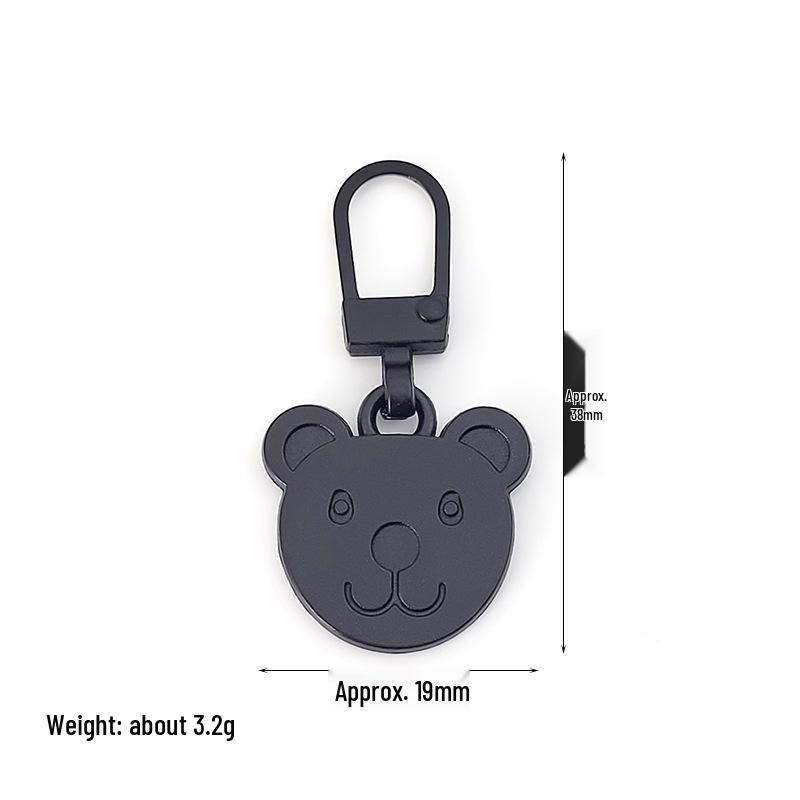 Tool-Free Detachable Zipper Pull for Luggage, Jackets, and Shoes