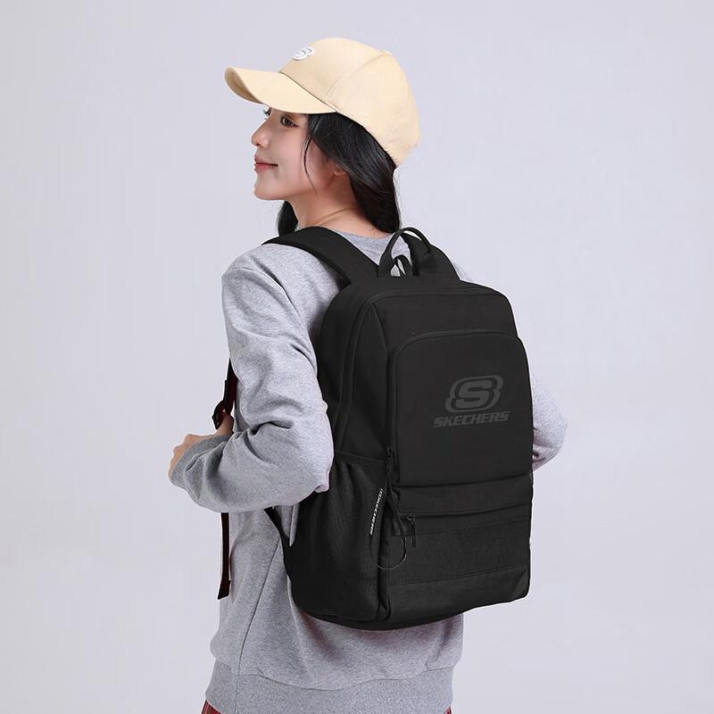 Skechers Unisex Large Capacity Backpack for School, Travel, and Commute