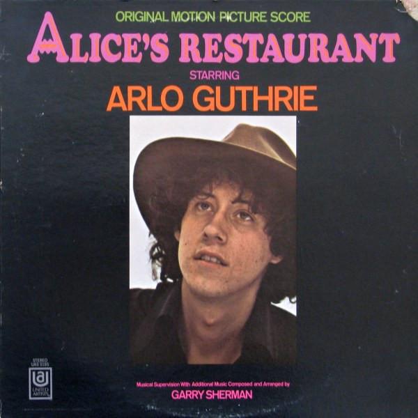 

LP Record ARLO GUTHRIE GARRY SHERMAN Alices Restaurant Original Motion UAS5195 United Artists 1969 US Soundtracks Musicals Used
