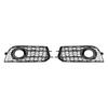 Front Bumper Honeycomb Fog Grille Cover For A1 2010-2014 Black