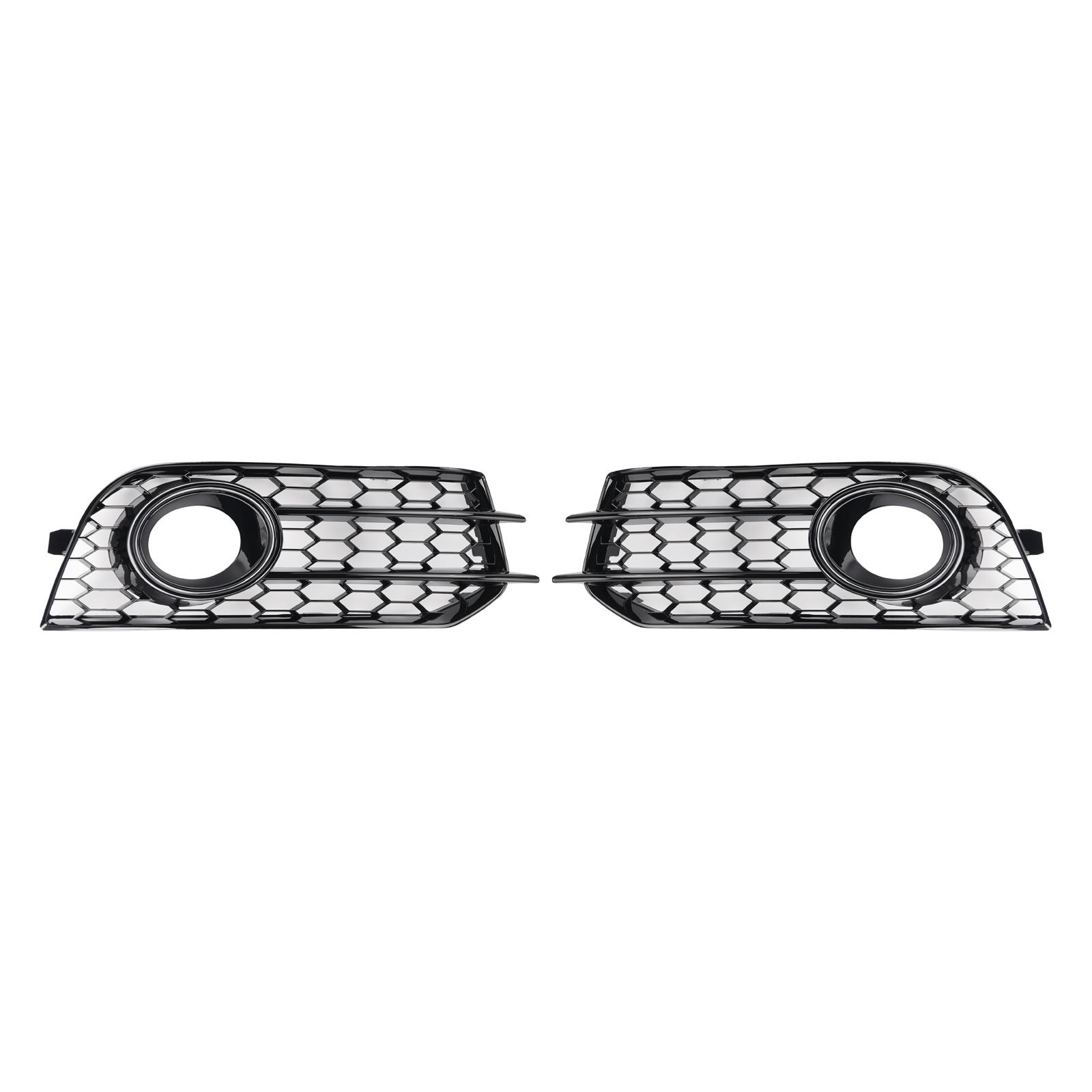 Front Bumper Honeycomb Fog Grille Cover For A1 2010-2014 Black