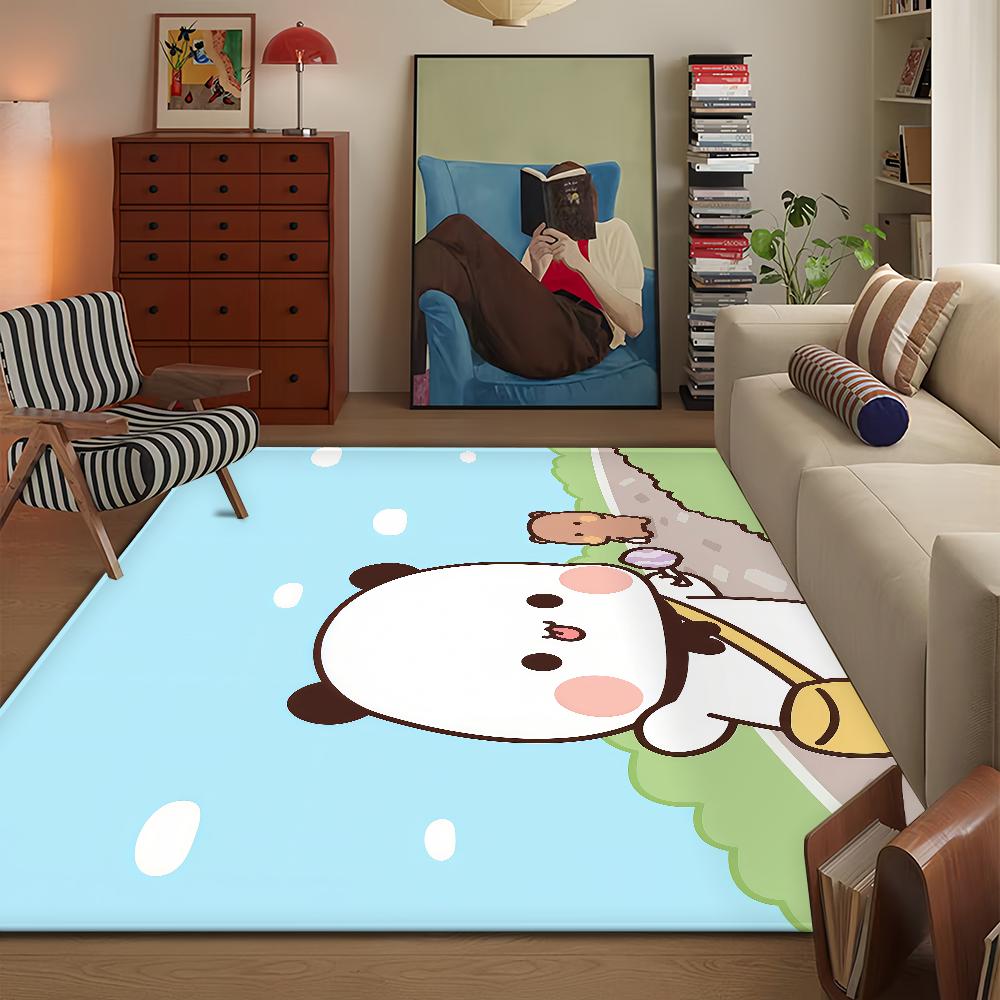 Cartoon Bubu Dudu Cute Door Mat Bath Microfiber Decorative Versatile Flannel Floor Mat Quick Dry Absorbent Non-slip Sole