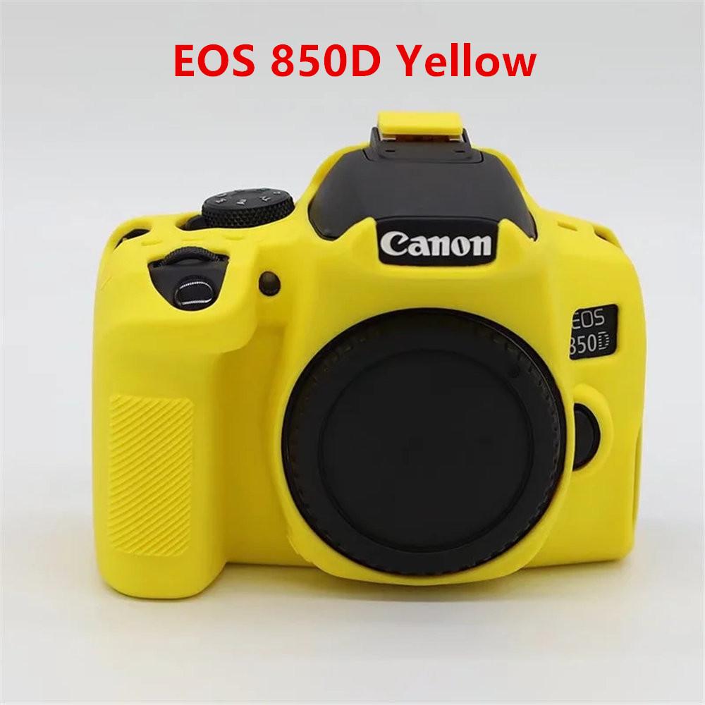 Soft Silicone Armor Camera Body Case For Canon EOS 750D 80D 800D 850D 1300D 1500D 200D 200D II Protective Skin Cover