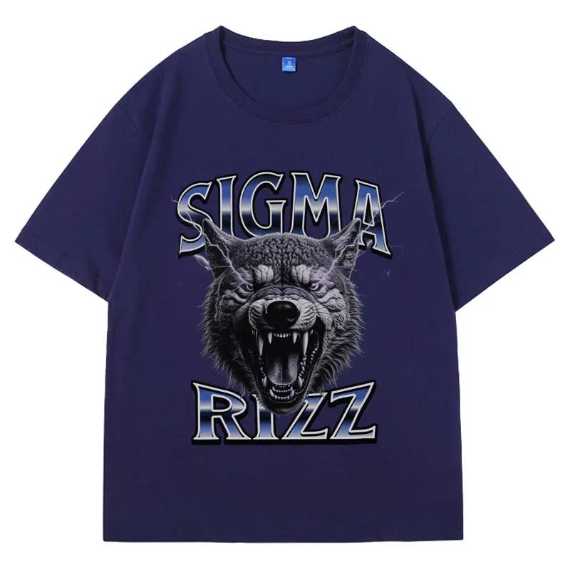 Sigma Rizz Fun Meme Pattern T-shirt for Women's 90s Aesthetics Gift: Short Sleeve Retro Harajuku T-shirt for Women's Style