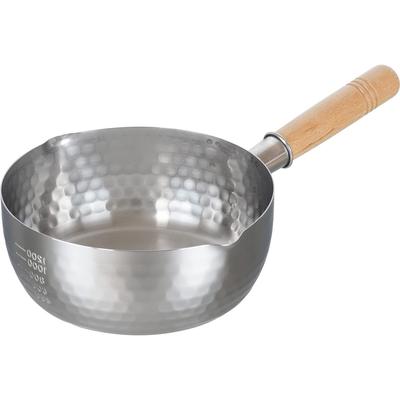 Wahei freiz Rostfri Yukihira-kastrull 18cm Tillverkad i Japan Dubbelpipig IH/Gaseldskompatibel Saishokuan MB-2741