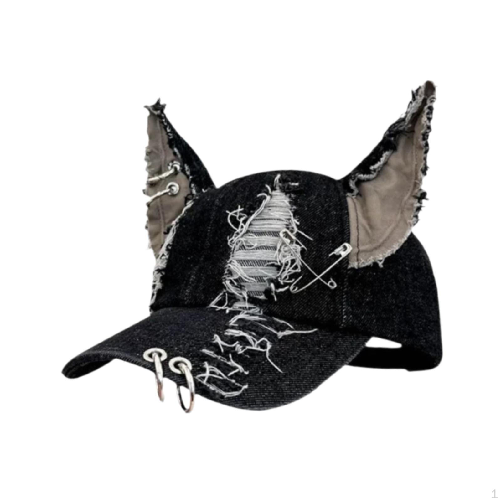 

Бейсболка с ушками животных, кепка для папы, регулируемая, легкая, модная, для танцев на открытом воздухе, для игр Dog Ears