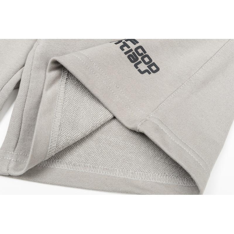 Fear Of God Essentials Herren Locker Übergröße Baumwolle Sportshorts Kordelzug Sommer Streetwear Knielang Jogginghose