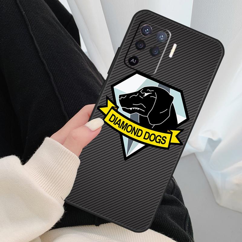 Metal Gear Solid Case For Oppo A17 A57 A77 A40 A78 A54 A74 A94 A76 A16 A96 A18 A60 A80 A38 A58 A98 A15 A5 Pro