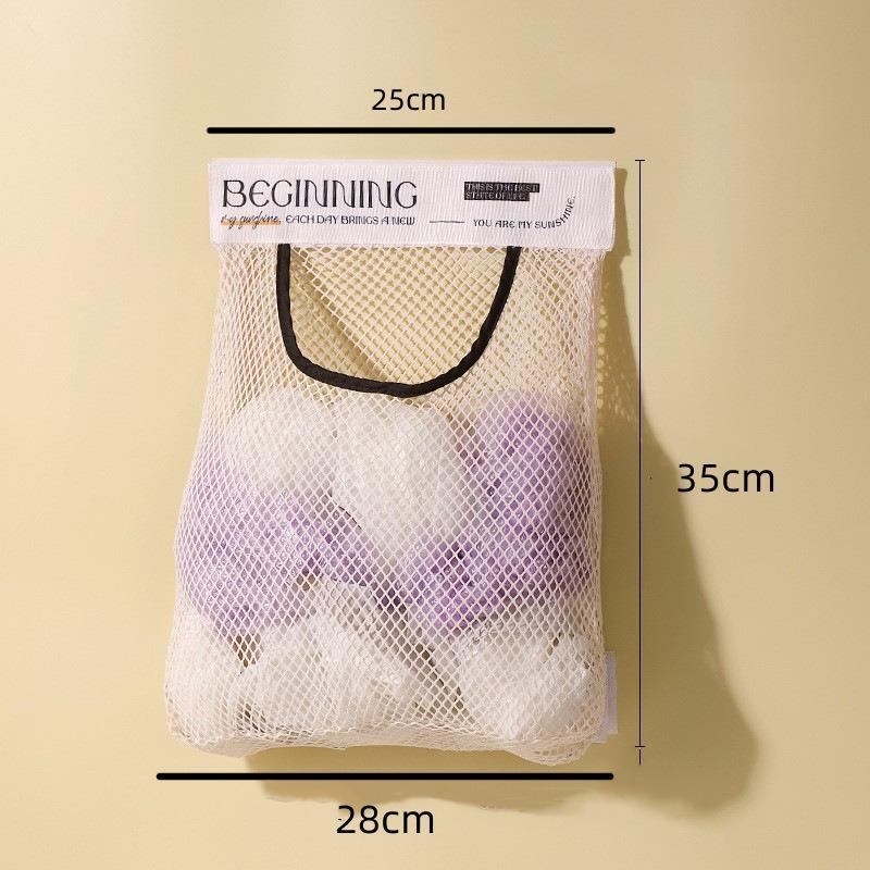 Kitchen Velcro Plastic Bags, Garbage Bags, Storage Bags, Large Capacity Sundries Hanging Bags, Breathable Storage Bags, Storage Organizers