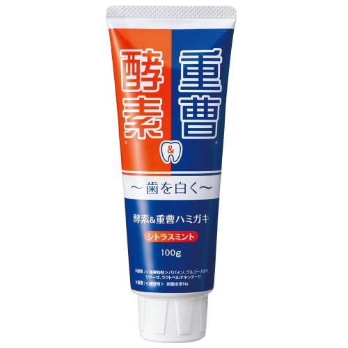 

Enzyme & Baking Soda Toothpaste, 100g, Made in Japan, Fluoride-Free, Citrus Mint, Medium Foaming, Paste Type, Enzyme, Baking Soda, Toothpaste, Removes
