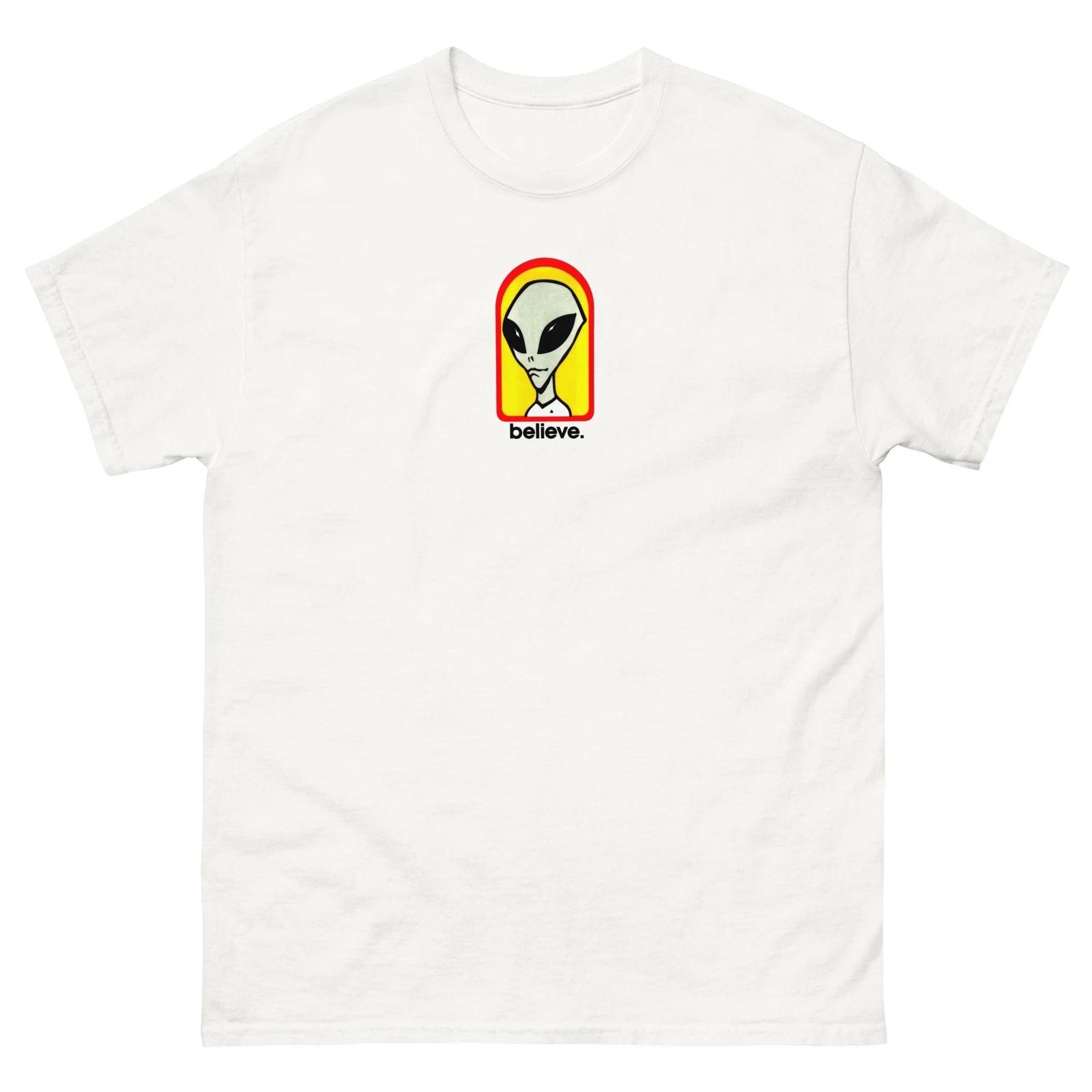 alien workshop believe t-shirt skateboarding tee S