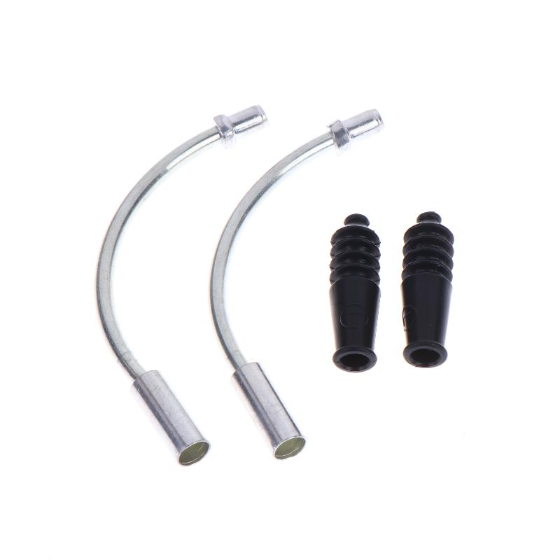 10Set V Brake Noodle And Boot Set Cable Guide Bend Tube Pipe Sleeves Protector Hose Brake Mountain Bike Outdoor Noodles 10set