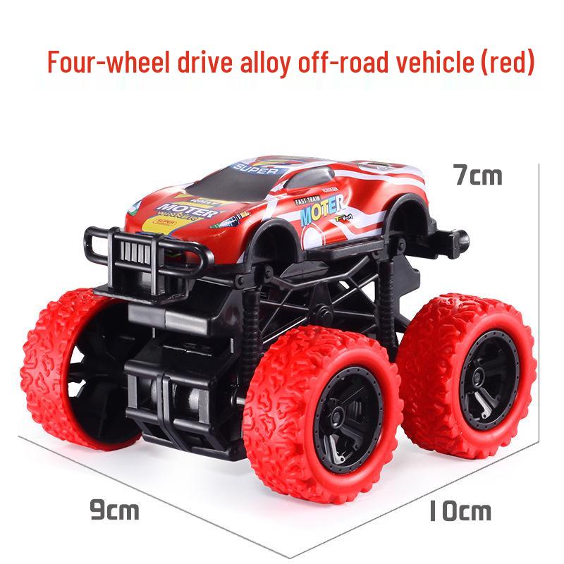 Kids' Inertial Excavator Toy Car: Off-Road Vehicle for Boys, Perfect for Small Gifts and Night Markets