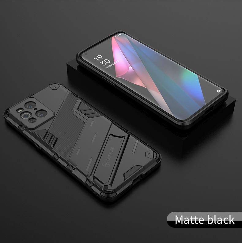 Armor Bracket Case For OPPO Find X3 Pro Realme 7 Narzo 20 C15 C12 V15 GT Reno 5 Pro Plus 4 Lite A93 5G A74 4G A53 A32 Back Cover