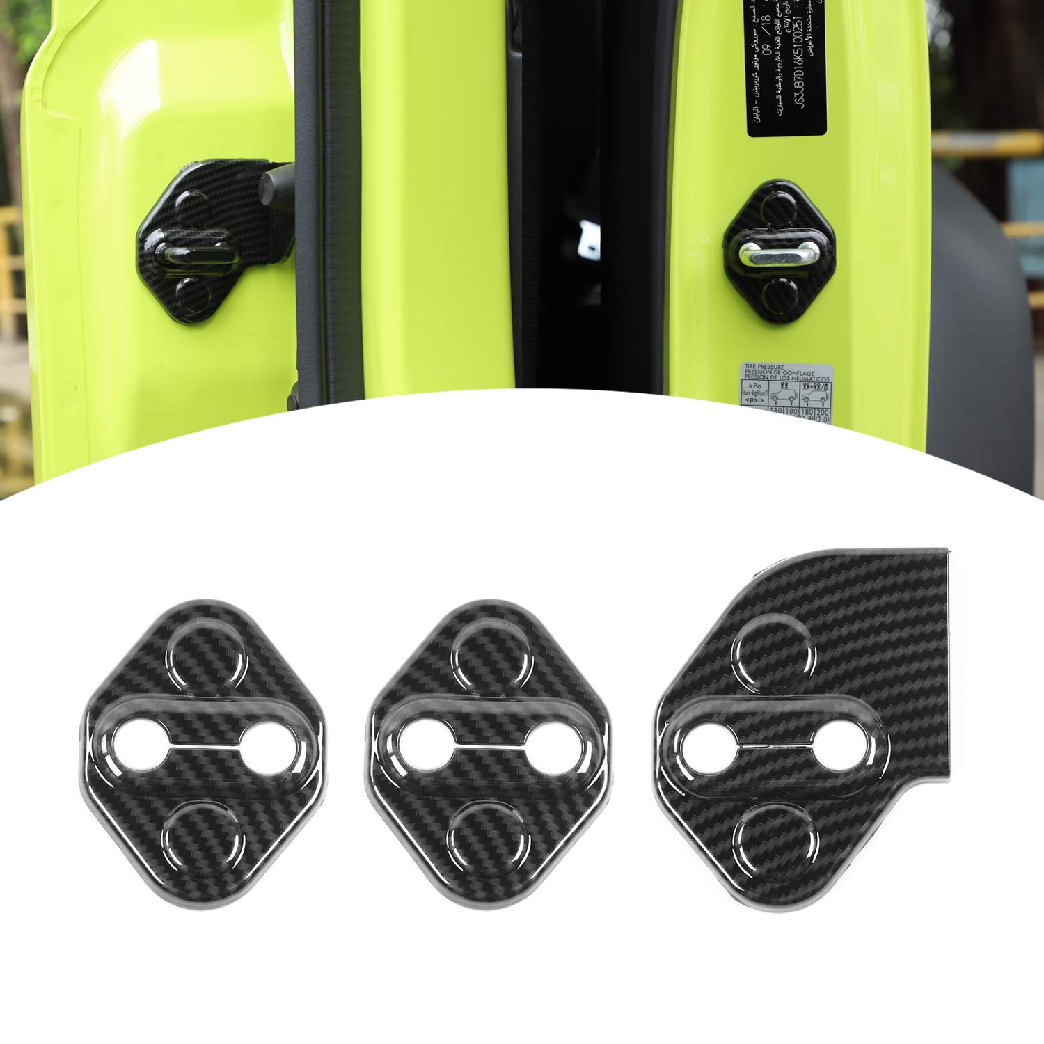 

ANTC Car Door Lock Cover for Suzuki Jimny 2019+ ABS Heavy Duty Easy Installation