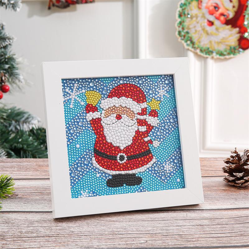 Kids Full Drill 5D Diamond Painting Kit, Cartoon Animal Handmade Diy Diamond Paste Decor Art
