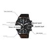 Citizen Eco-Drive Series Hollow Luminous Waterproof Quartz Movement Leather Strap Watch Men watches Black CA0695-17E