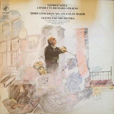 LP Record RICHARD STRAUSS GEORGE SZELL THE Symphonia Domestica Horn Concerto Y32889 COLUMBIA ODYSS 1974 US Classical Used