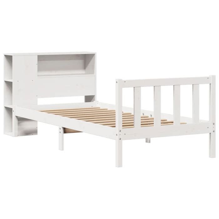 VidaXL Bunk Bed Without Mattress White 90x190cm Solid Pine Wood 3321679