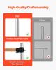 Ballet Barre, Double Beechwood Barre Bar for Home, Freestanding Portable Ballet Stretching Dance Bars, Height Adjustable Anti-Wobble Fitness Gym