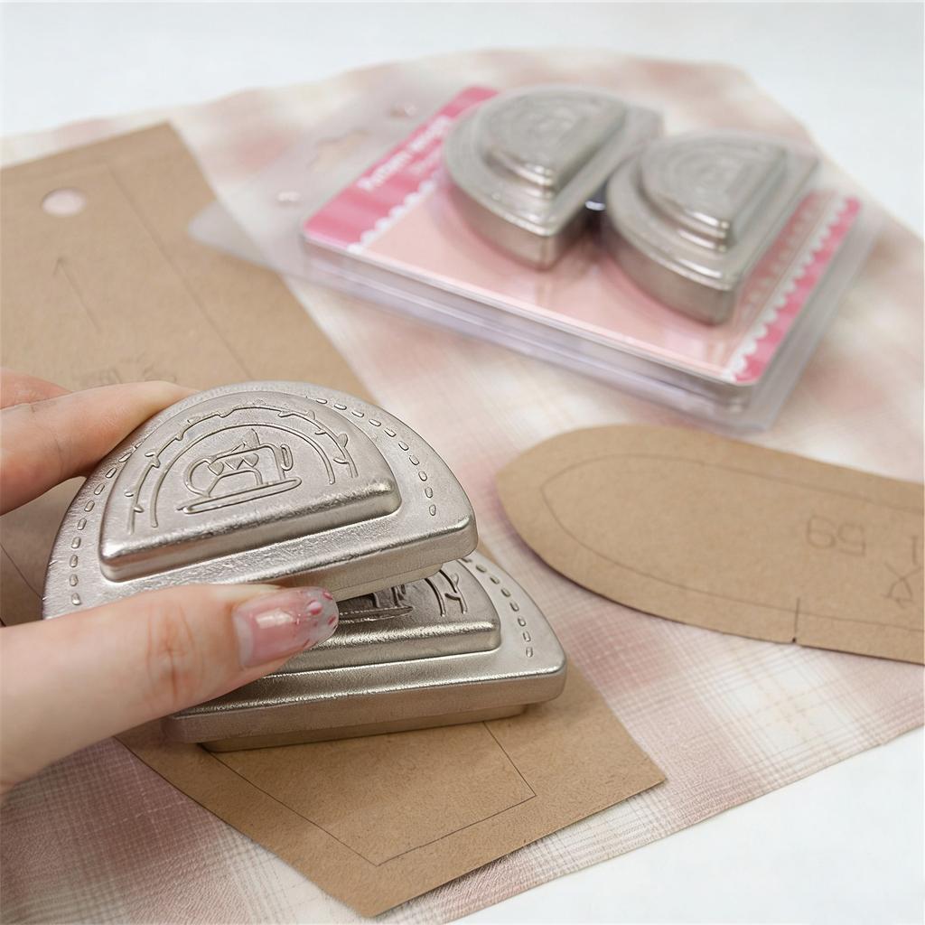Ergonomic Handle Iron Fabric Weight for Long Sewing Supplies Comfortable in Craft Projects Rainbow Designs