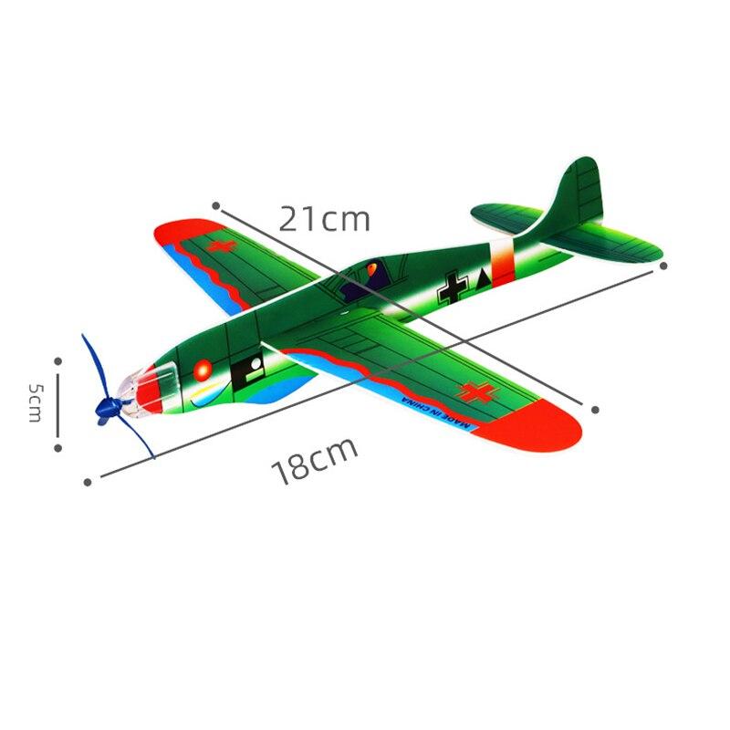 10pcsd Foam Outdoor Hand Aircraft Aviation Model Thrown Glider