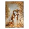 Vintage Abstract Painting Romantic Couple Family Decoration Wall Hanging Oil Painting Wall Art Picture Cuadros Background Wall Decoration