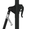 Wall Mounted Sun Umbrella with LEDs 300 Cm Black