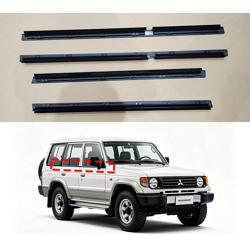 Уплотнитель двери и окна Mitsubishi Pajero 1983-1991 чёрный