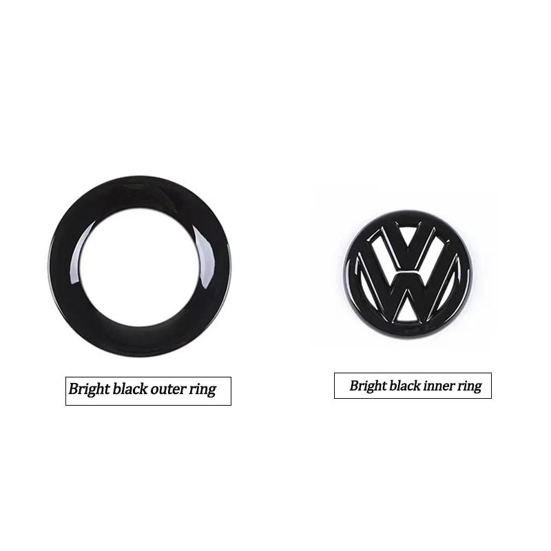 

VW GTI GOLF 2026 Hot For VW VOLKSWAGEN ABS Carbon Fiber Pattern Volkswagen Steering Wheel Label Sticker Badge For Volkswagen VW