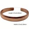 Retro Hand Forged 100% Copper Cuff Bangle for Women Punk Solid and High Gauge Pure Copper Wristlet Party Jewelry Gifts