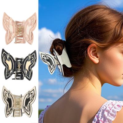 Cute Butterfly Hair Clips Hairpin Fashion Hair Accessories Large Hair Claw For Women Girl