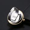 Ring Watch, Women's, Free Size, 3ATM Waterproof, Roman Analog, Fashion Accessory, Gold