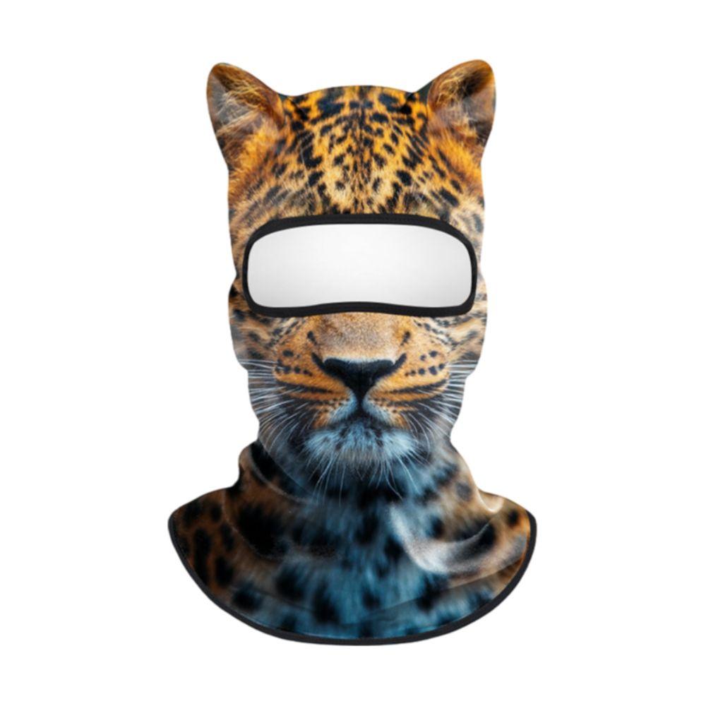 3D Animal Balaclava Mask Sun Protection Ice Silk Full Face Mask Lifelike Windproof Cooling Neck Gaiter Cycling/Party/Outdoor