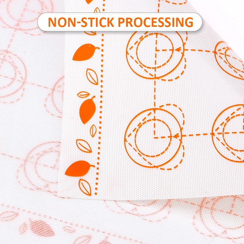 Silikon Macaron Backmatte Antihaft Fondant Keksmatte Ofen Backblech Liner Kuchen Gebäckwerkzeuge Teig ausrollen Matten